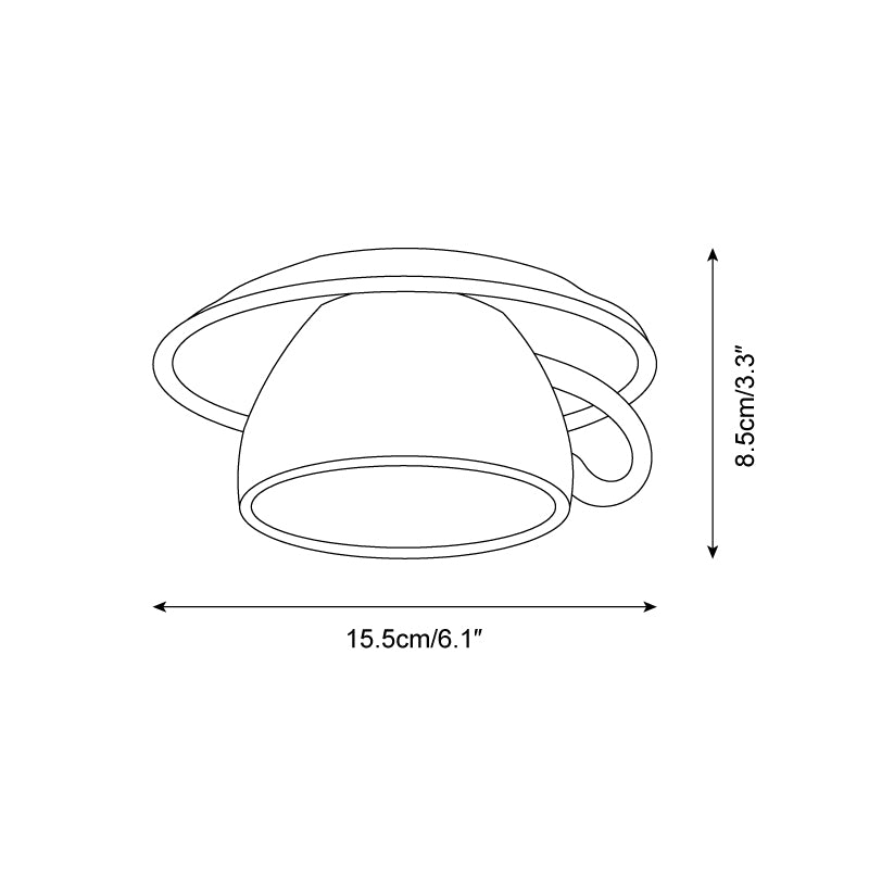 Teacup Ceiling Lamp D130