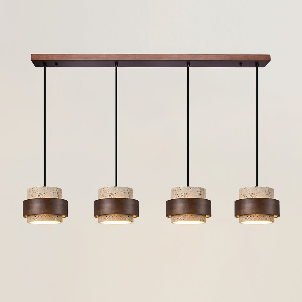 Cylinder Travertine Pendant Lamp M271