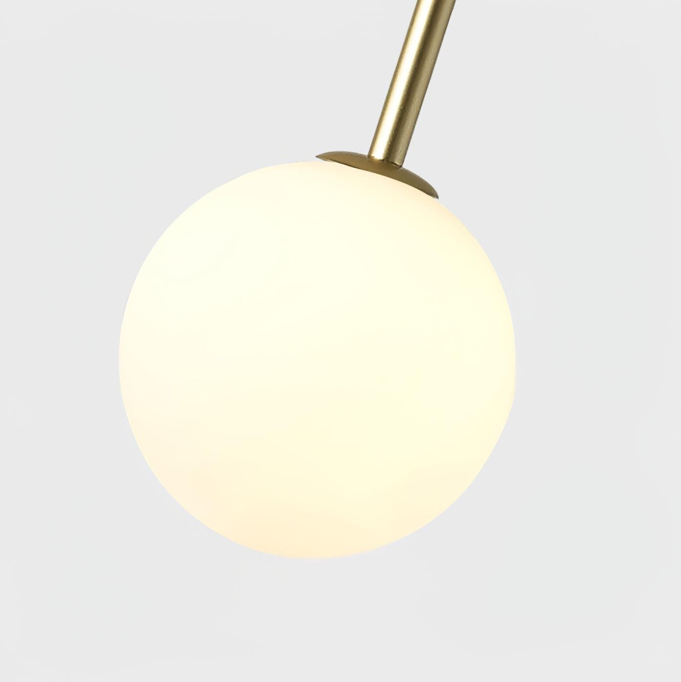 Creative Double Heads Glass Pendant Lamp M493