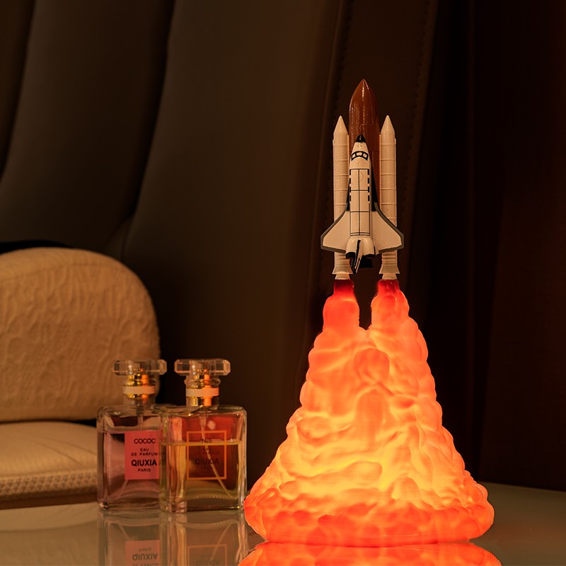 Creative 3D Printed Airplane Fire Dragon Table Lamp M99