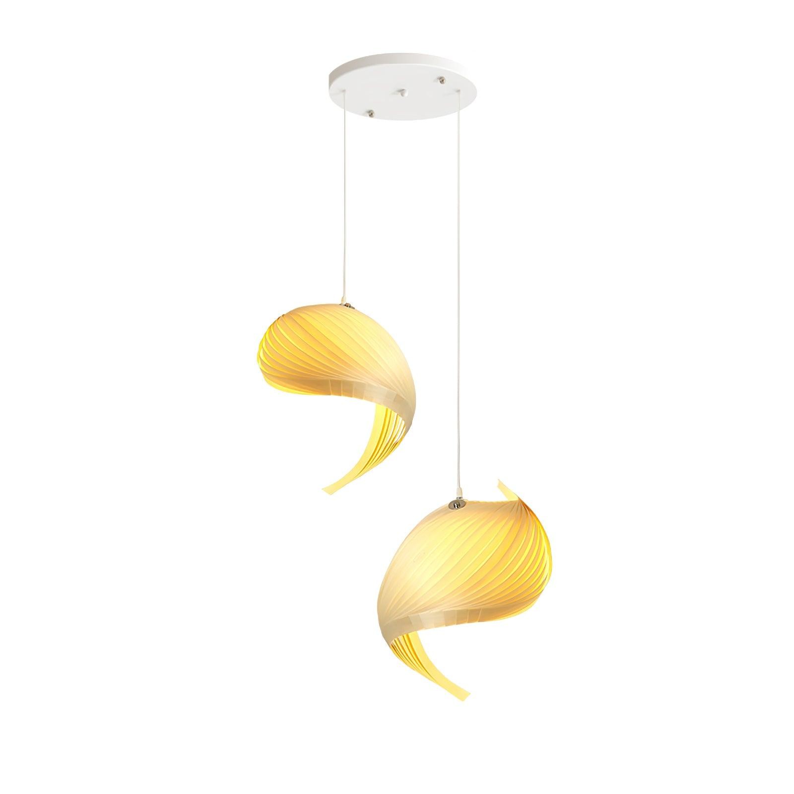 Creative Wooden Nautilus Shell Pendant Light S170