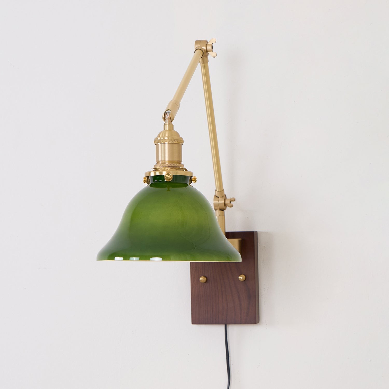 Banker Swing Arm Plug In Wall Light M289