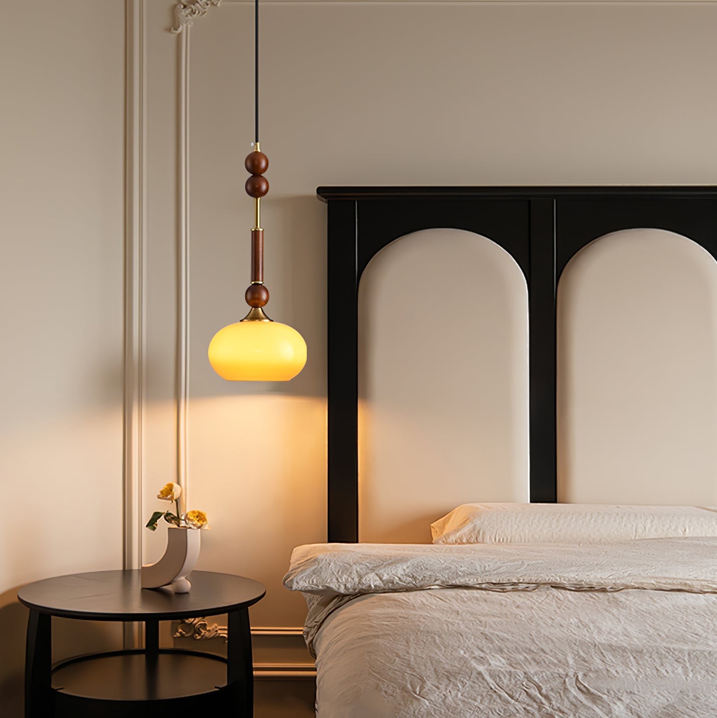 Retro Solid Wood Series Pendant Lamp M524