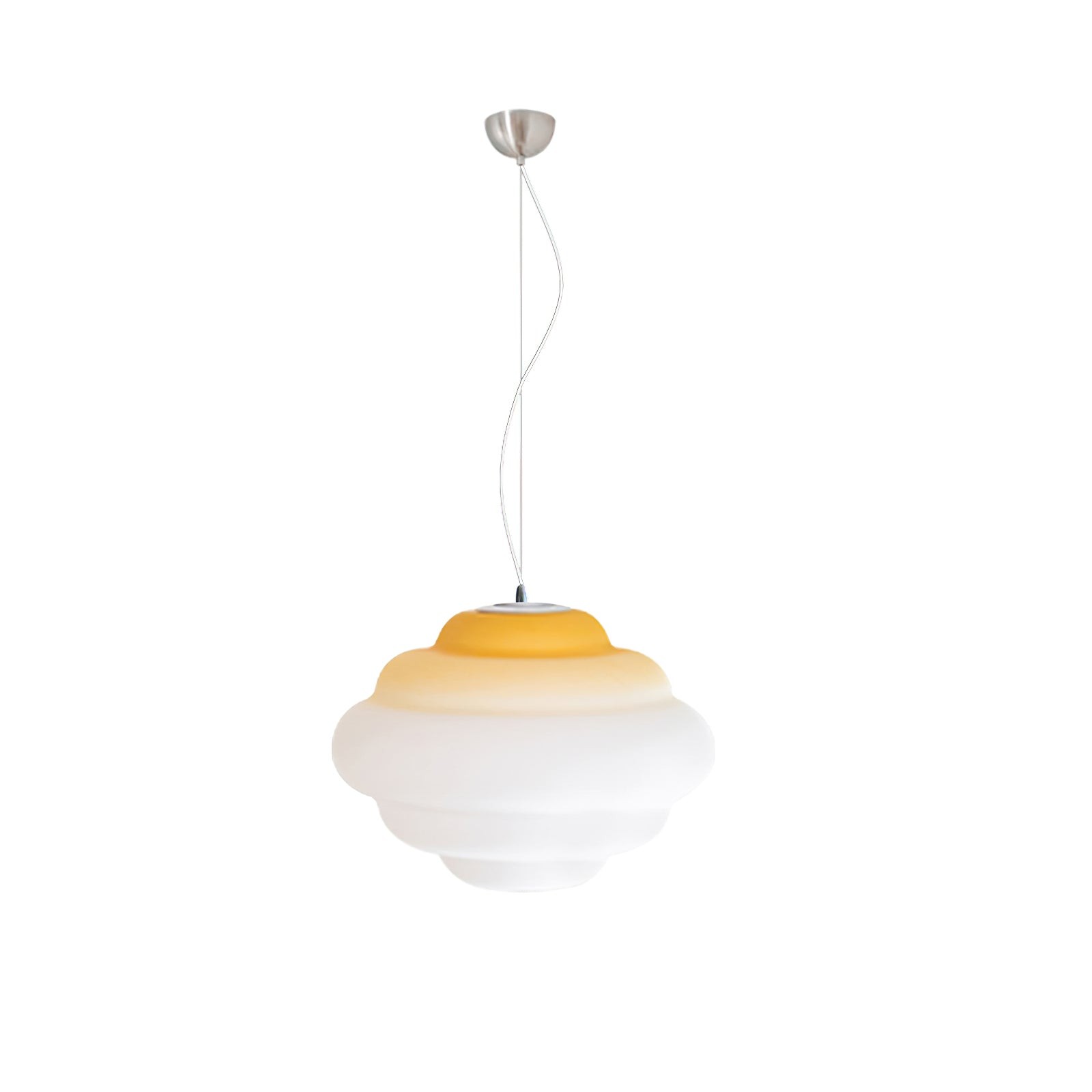 Pendellampe med gradientgul finish