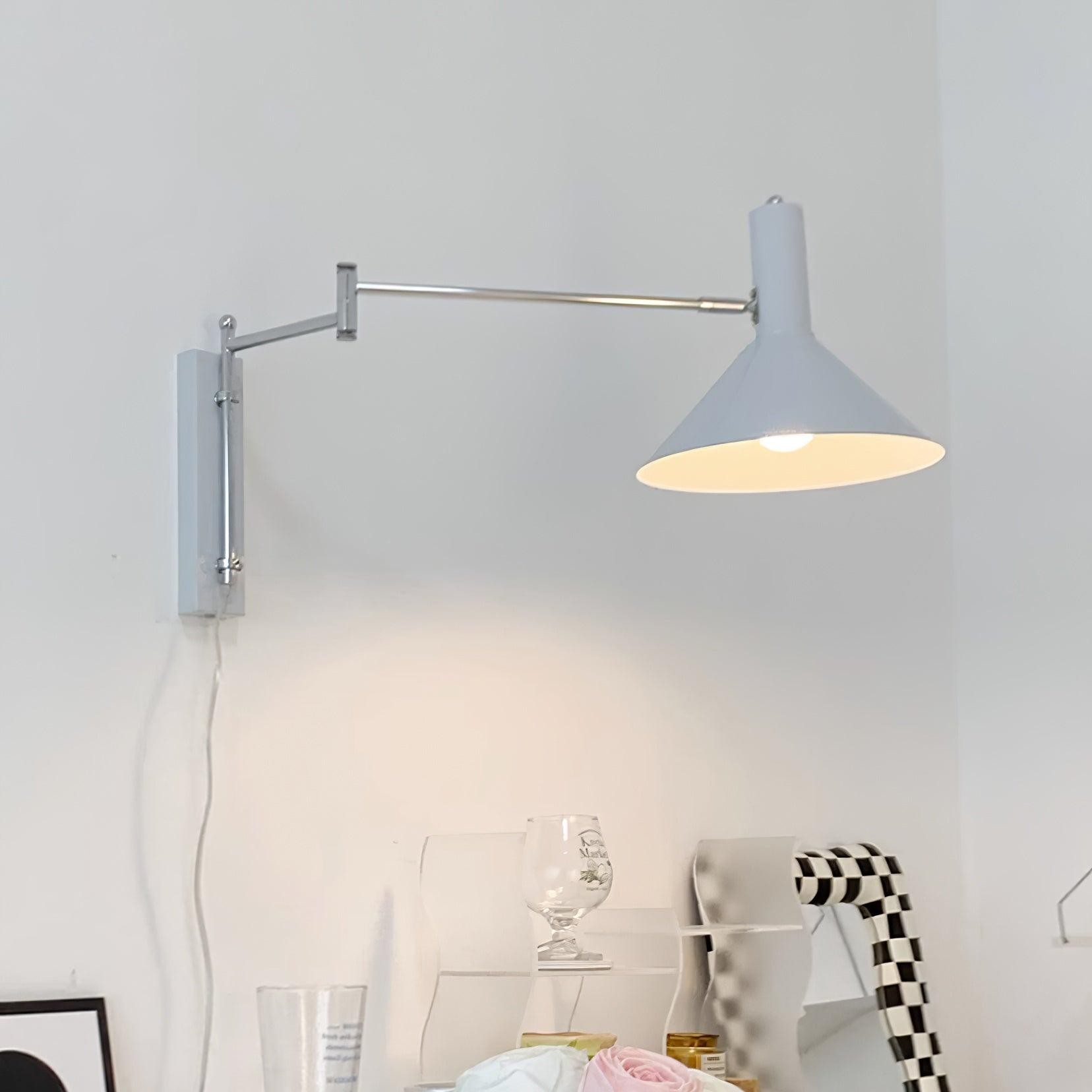 Classic Modern Swing Arm Adjustable Bedside Reading Wall Lamp M119