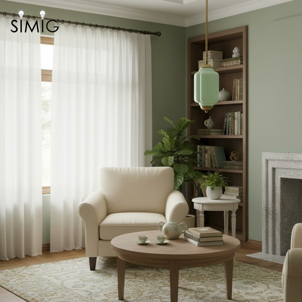 Eloise Simple Glass Irregular Lantern Pendant Lamp G23