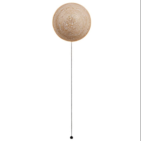 Amber Loft Travertine Round Sconce Wall Light D885