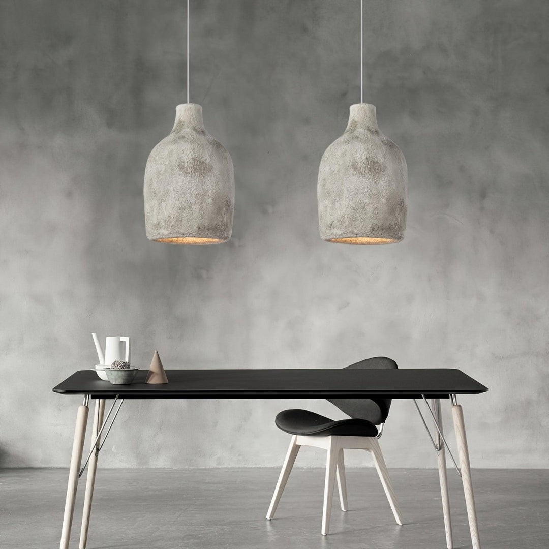 Nordic Industrial Milk Can Resin Pendant Light S171