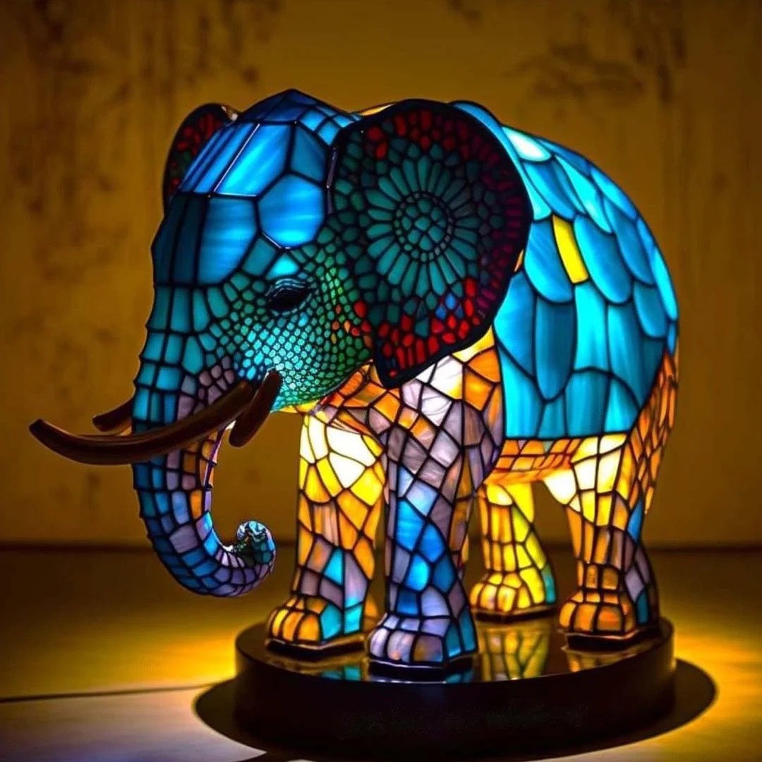 Magical Animal Statue Resin Table Lamp M53