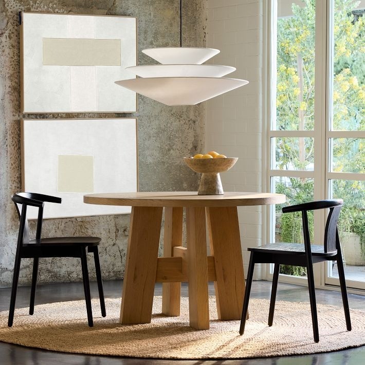 Solivara Minimalist Linen Pendant Light - Perfect for Dining Rooms & Offices T113