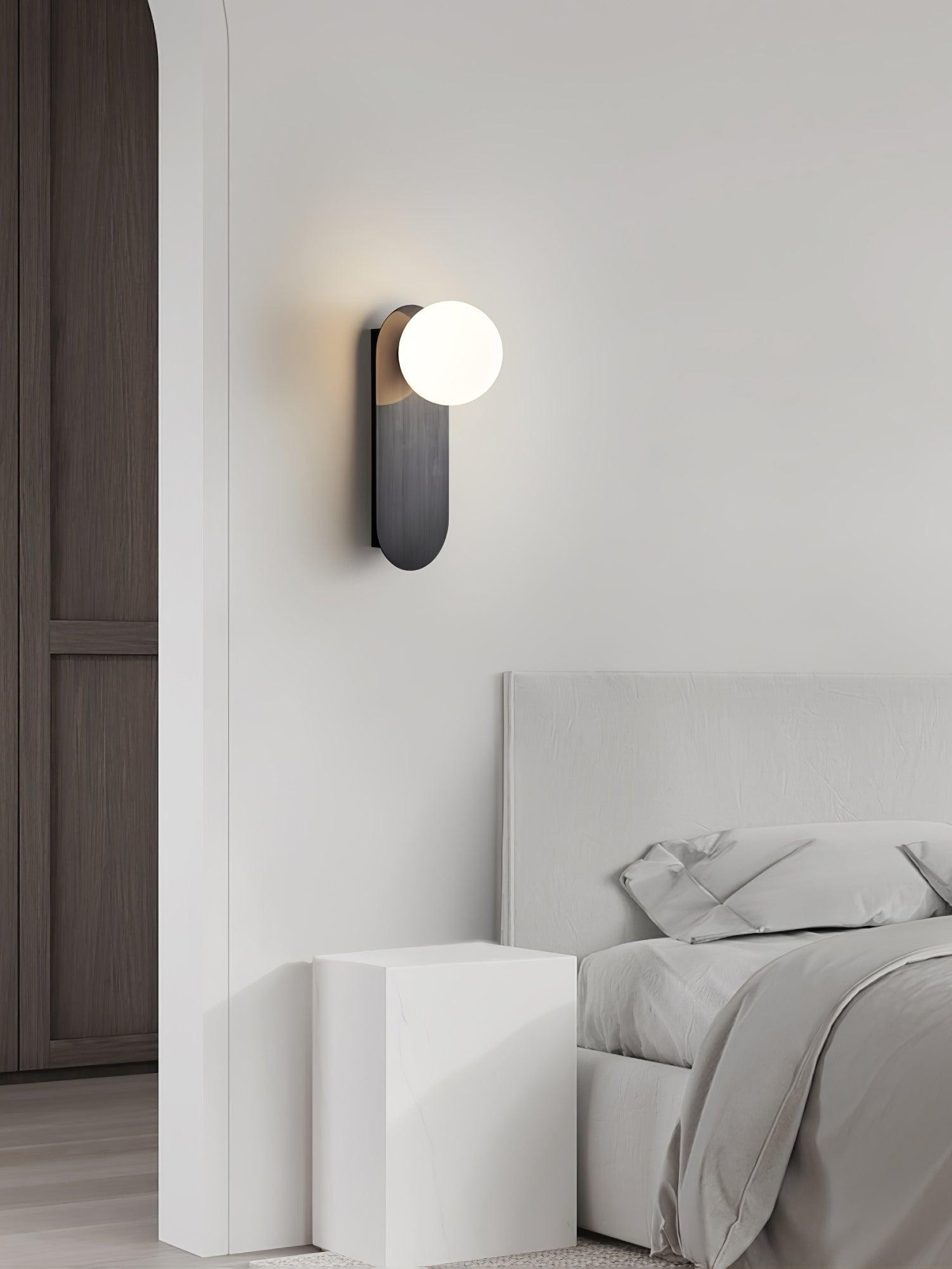 Modern Glass Base Sconce M381