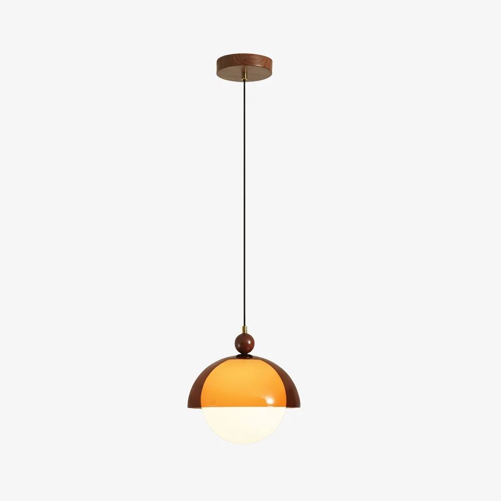 Afterglow Vintage Pendant - Hand-Blown Glass Shade Retro Pendant Lamp for Dining Room T556