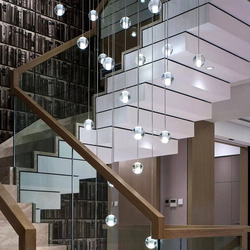 Crystal Ball Pendant Light For Living Room