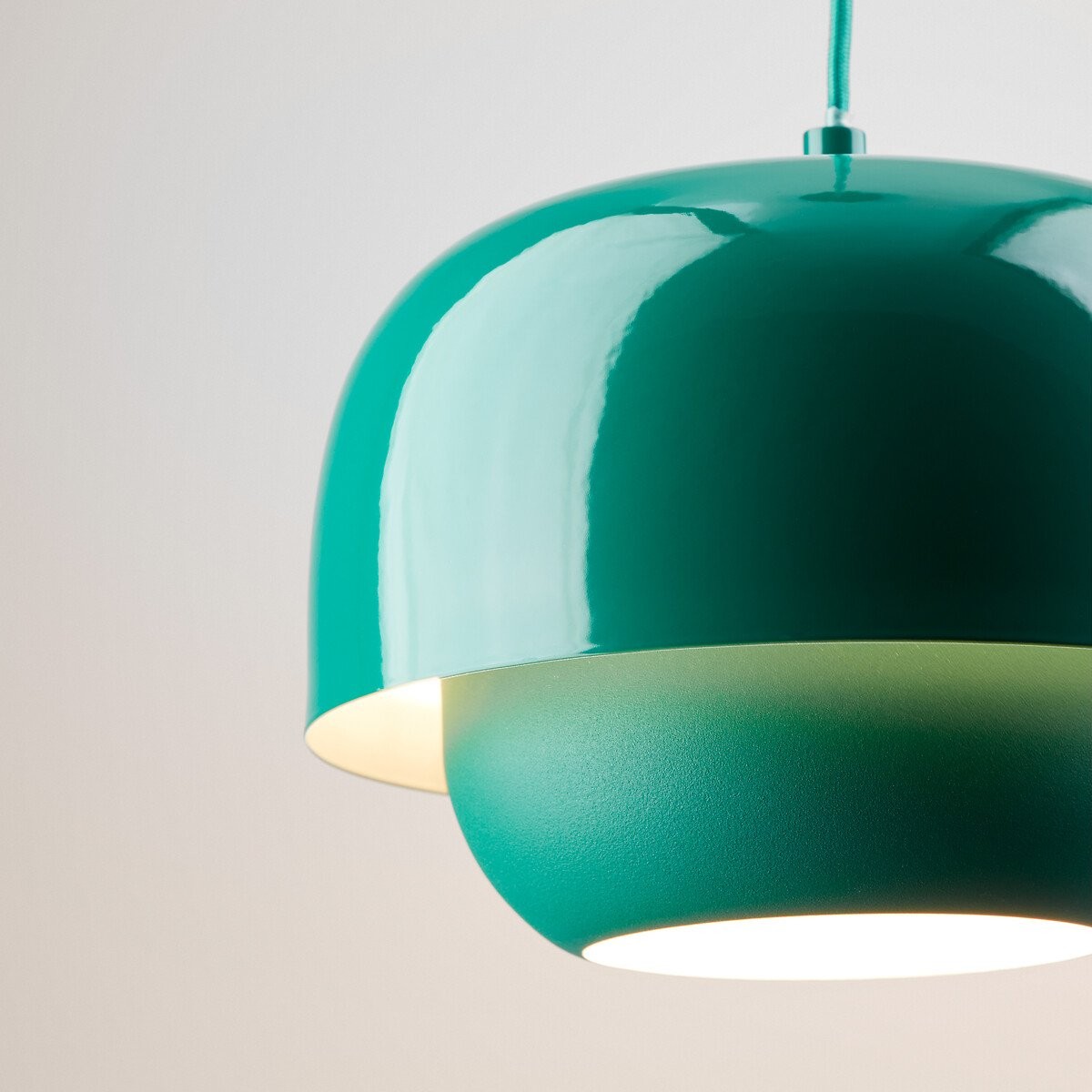 Clinco Retro-Modern Metal Pendant - Dual Shade Dome Light T413
