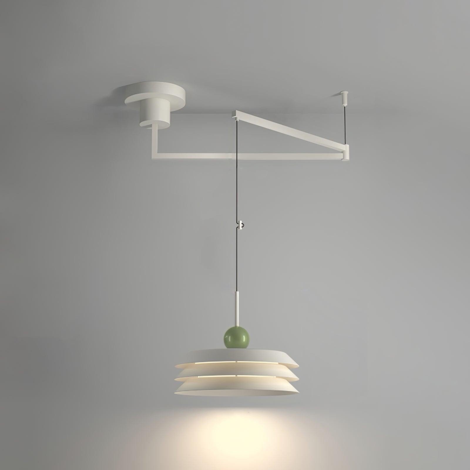 Nordic Creative Cream Style Multi-Layer Pendant Lamp For Living Room M451