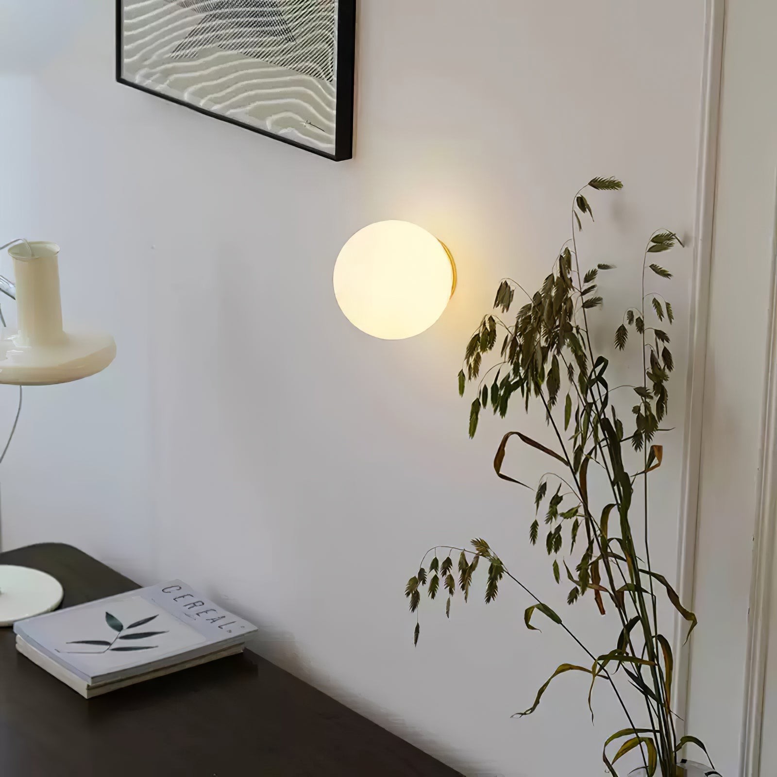 Minimalist Bauhaus Orb Style Wall Lamp M65