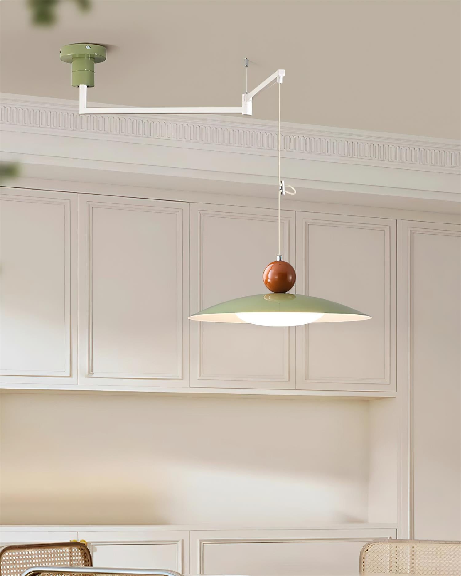 Nordic Flying Saucer Swing Arm Movable Pendant Light M213