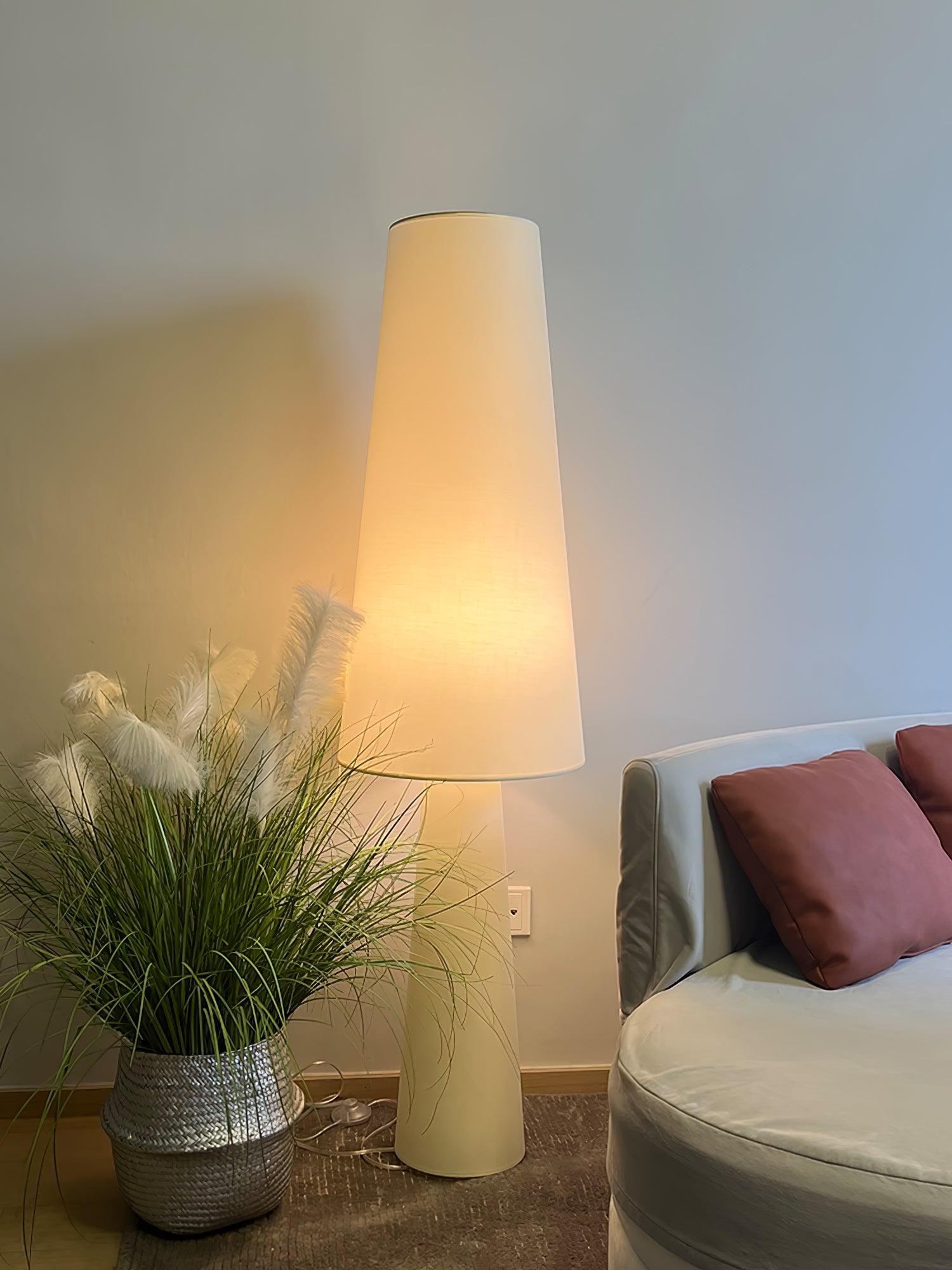 Column Fabric Floor Lamp Suitable For Living Room M76