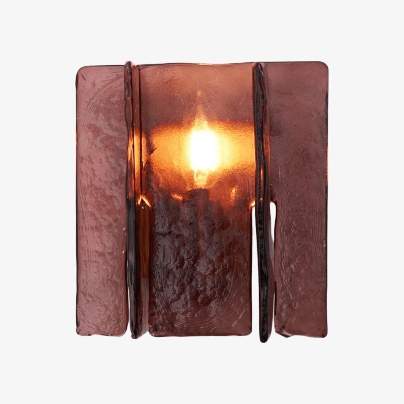 Lumiridge Modern Wall Light - Minimalist Design Metal Glass Fixture for Living Room T572