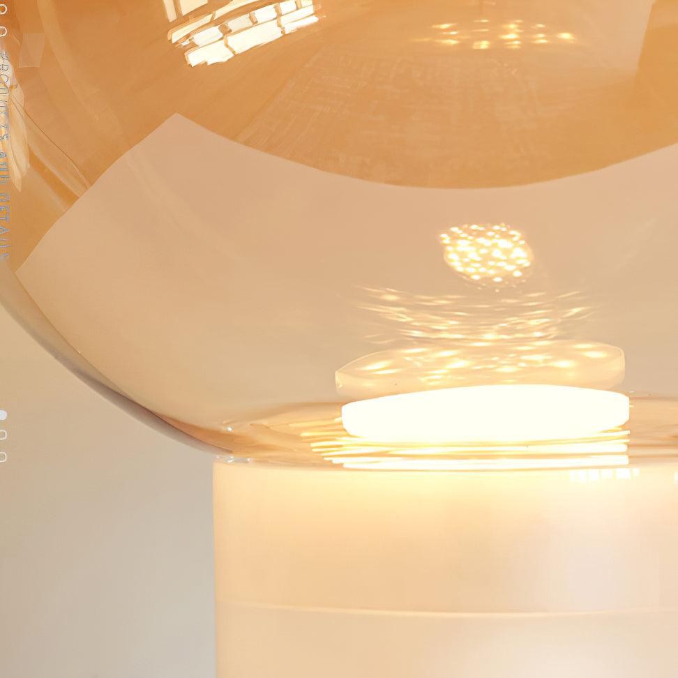 Nordic Simple Modern Luxury Glass Table Lamp For Study Room M412