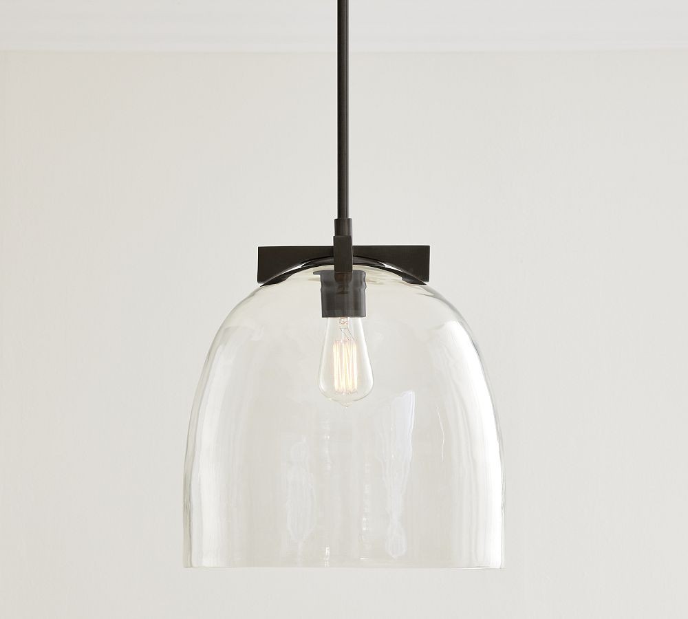 Auria Metal Brass Pendant Lighting - Vintage Finish with Glass Shade T002