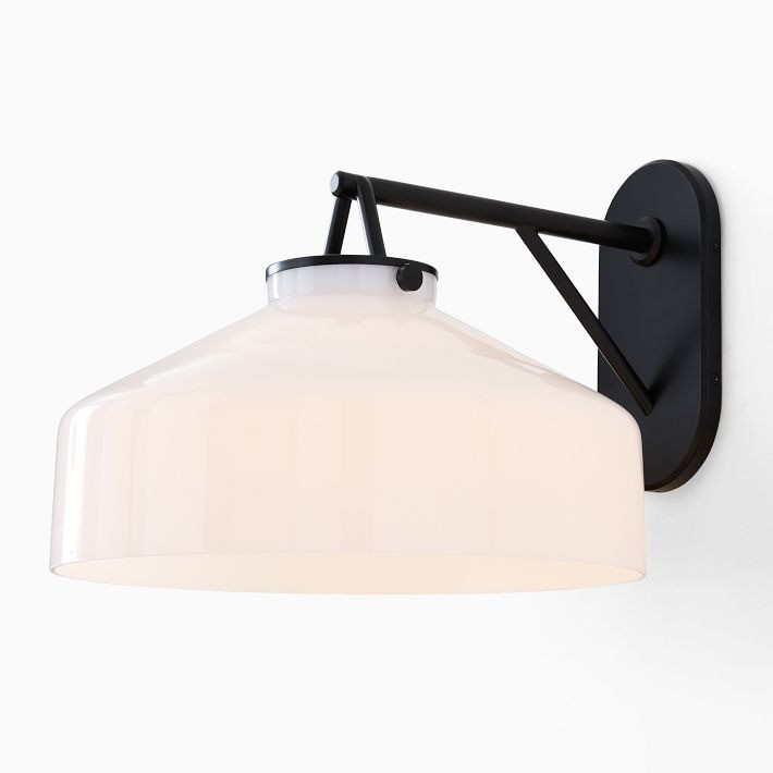 Hanton Minimalist Outdoor Wall Light - Matte Metal Industrial Sconce for Modern Spaces T154