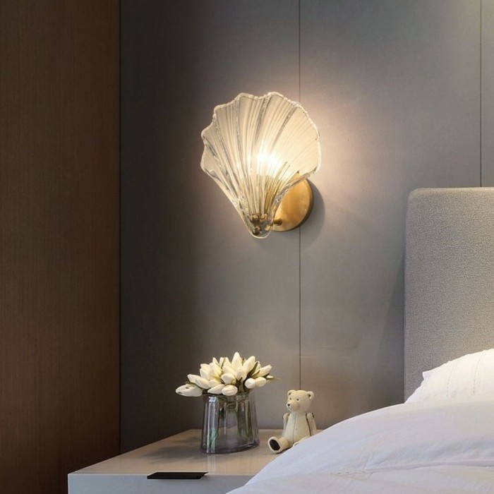 Modern Glass Design Shell Wall Lamp S139