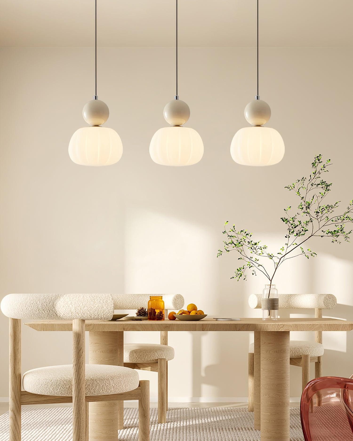 French Vintage Cream Pendant Lamp M129
