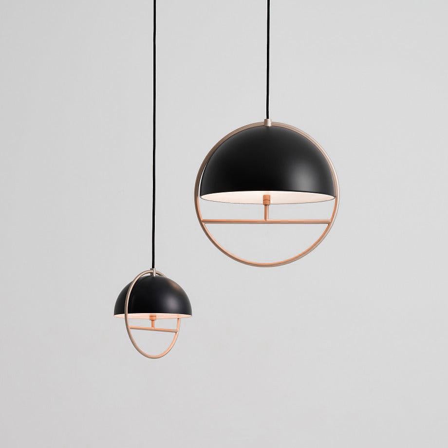Nordic Hemispherical Ring Metal Pendant Lamp M551