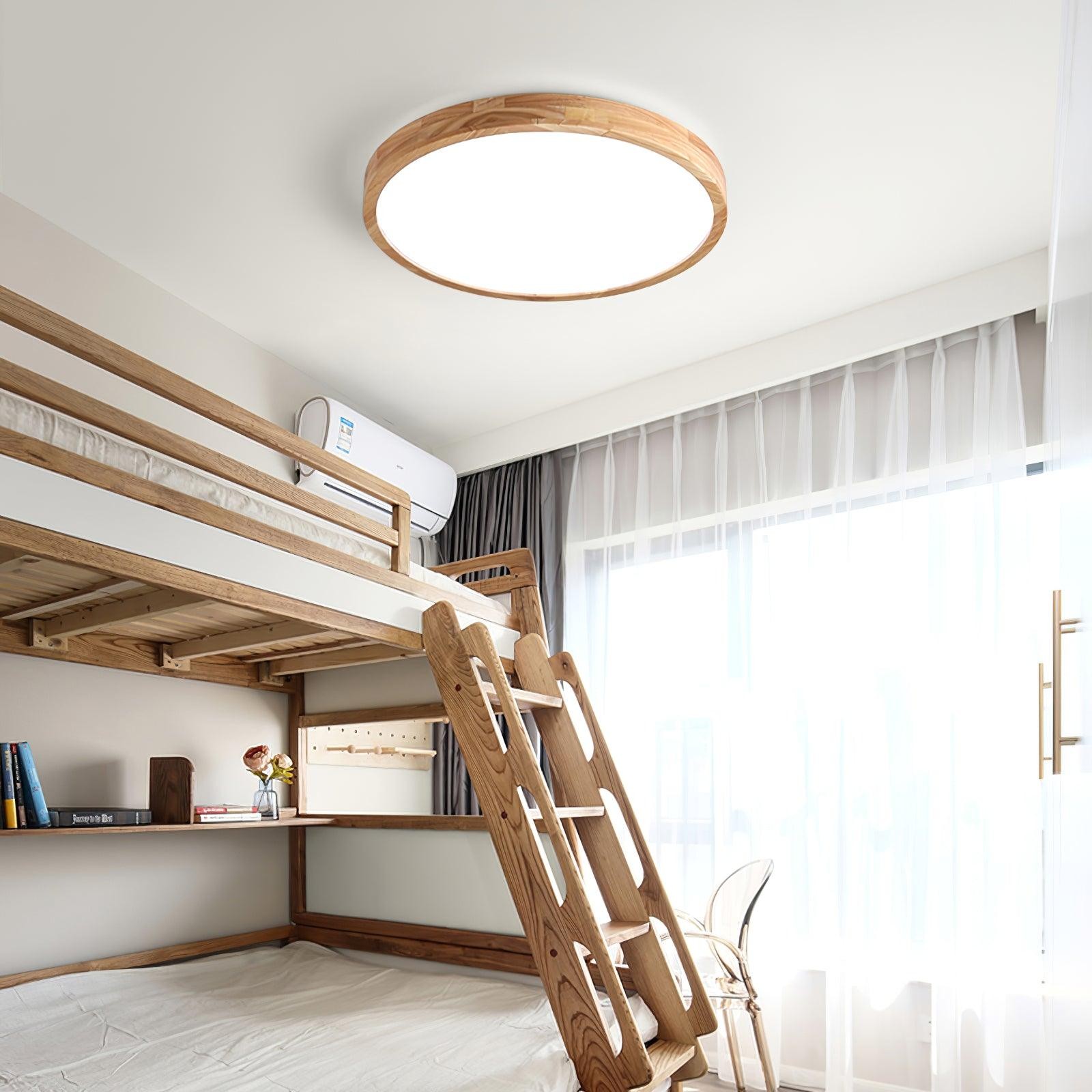 Wooden Geometric Ceiling Light M295