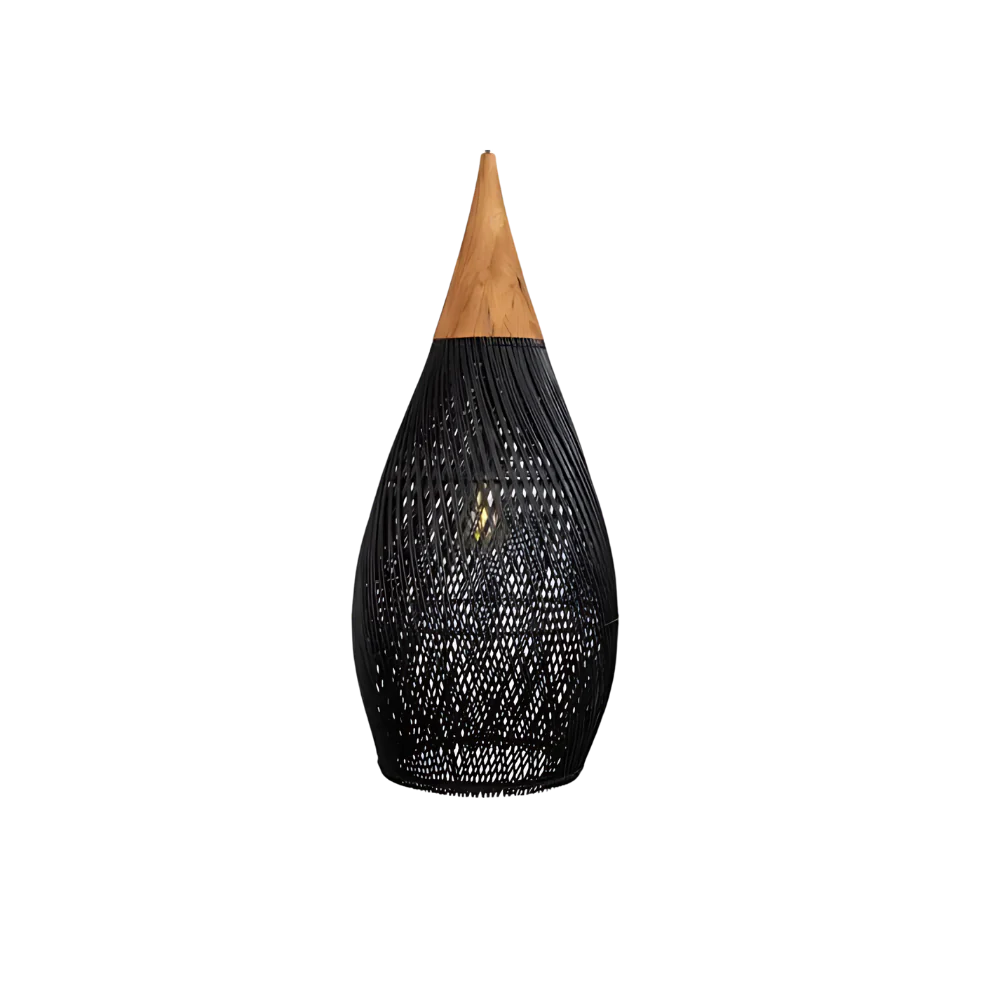 Handmade Rattan Tapestry Pendant Light D839
