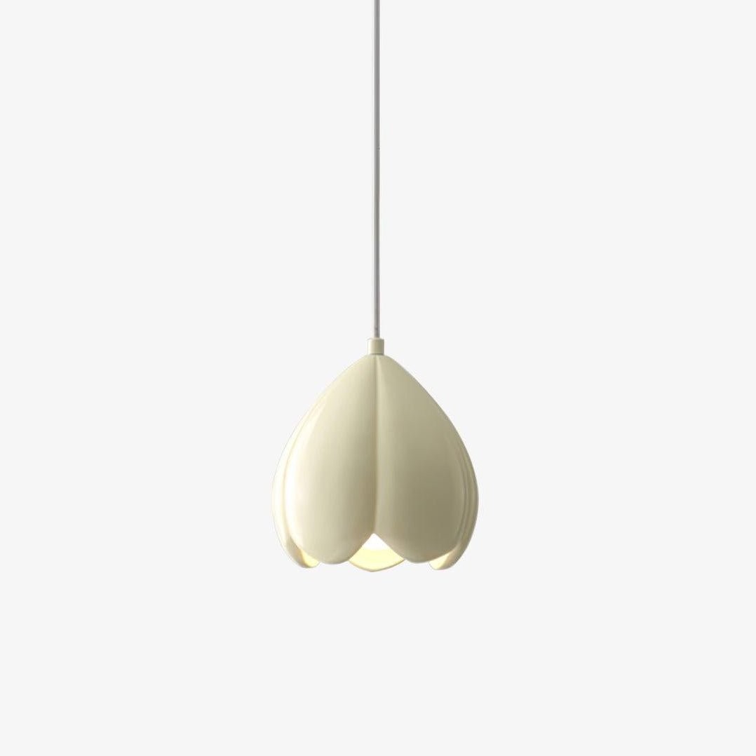 Cream Color Resin Pod Pendant Lamp M475