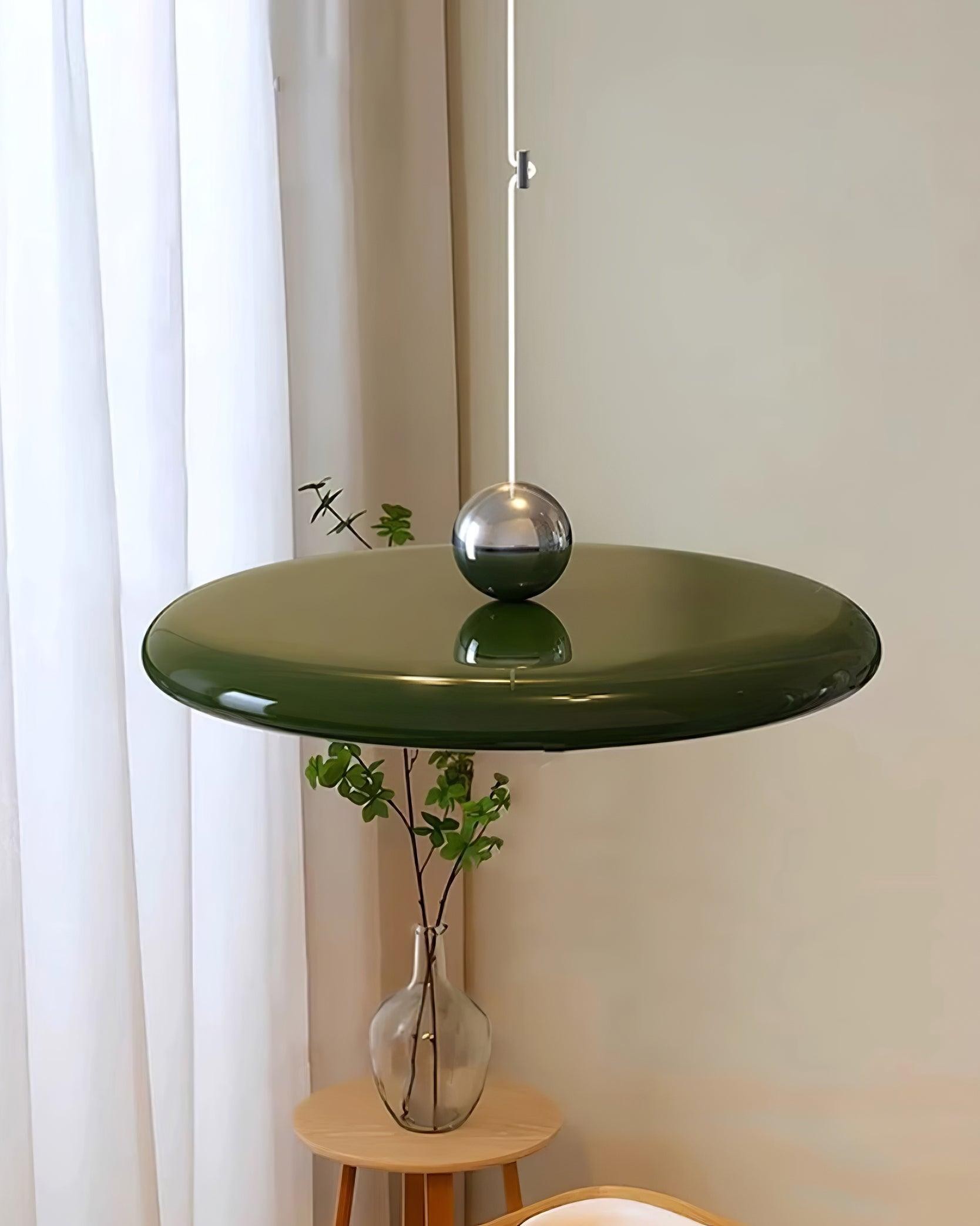 Simple Modern Adjustable Swing Arm Disc Pendant Lamp M110