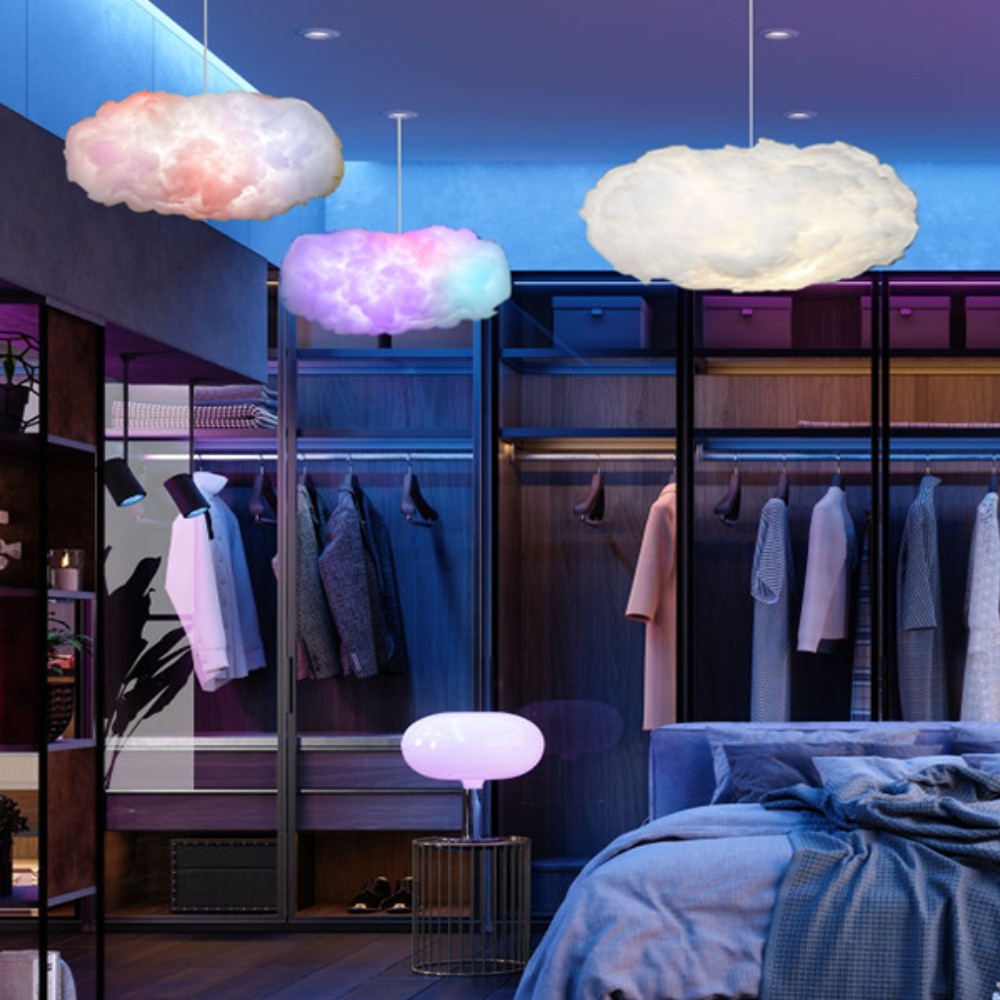 Creative RGB DIY Cloud LED Pendant Light S176
