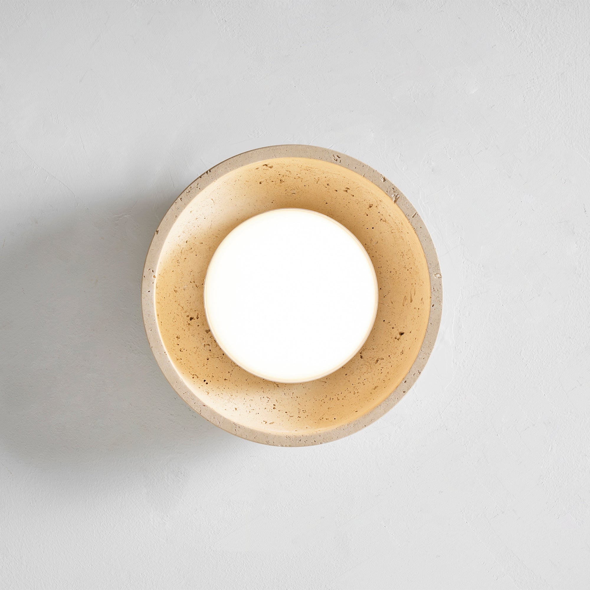 Piedra Travertine Ceiling Lamp D682