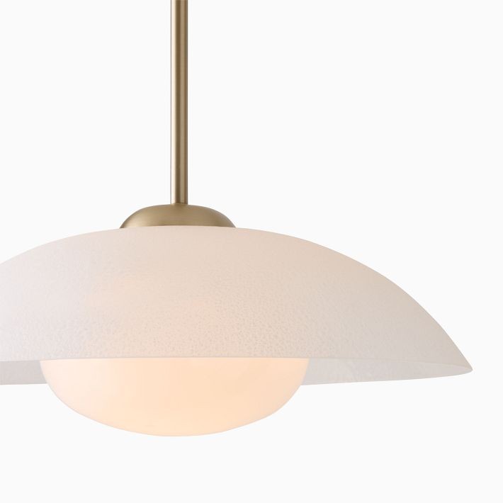 Elorina Pendant Light - Perforated Metal Shade, Champagne Bronze T042