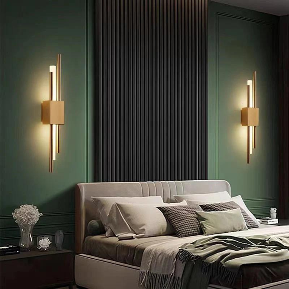 Refined Radiance Marble Accents Wall Light D787