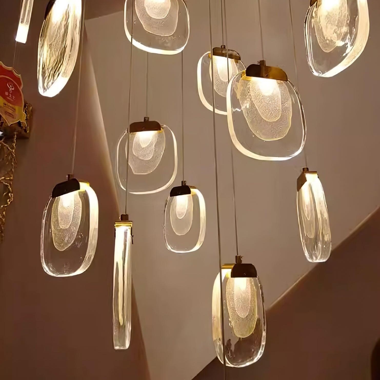 Glass Ripples Pendant Lamp M258