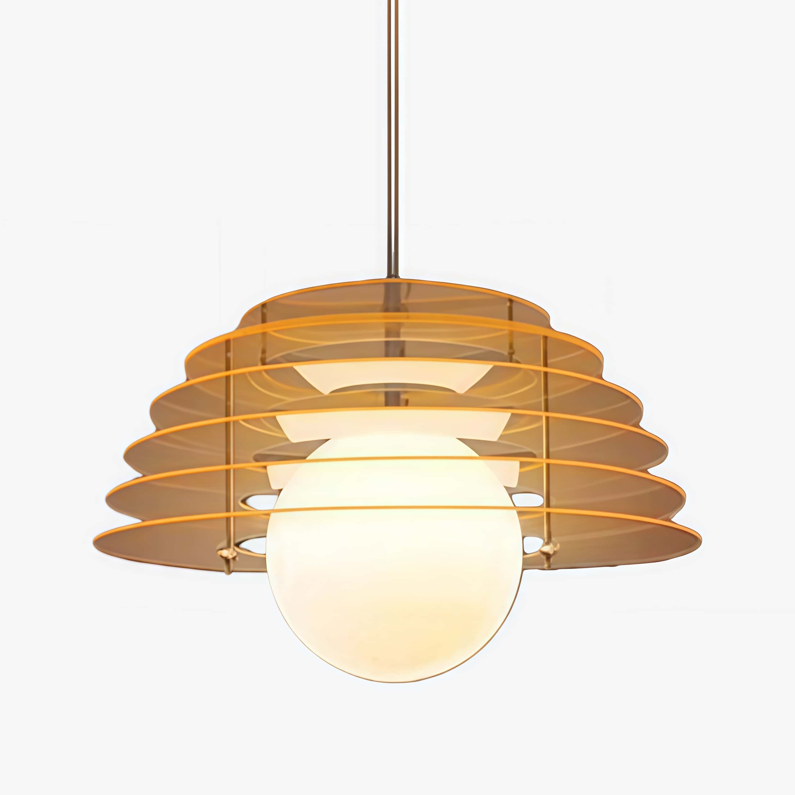 Bauhaus Memphis Acrylic Sunrise Pendant Lamp G78