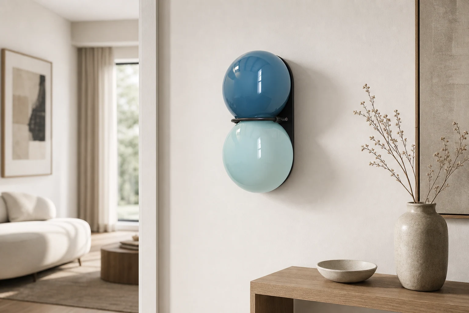 Kinkiet Twinwave D287 w stylu lifestylowym