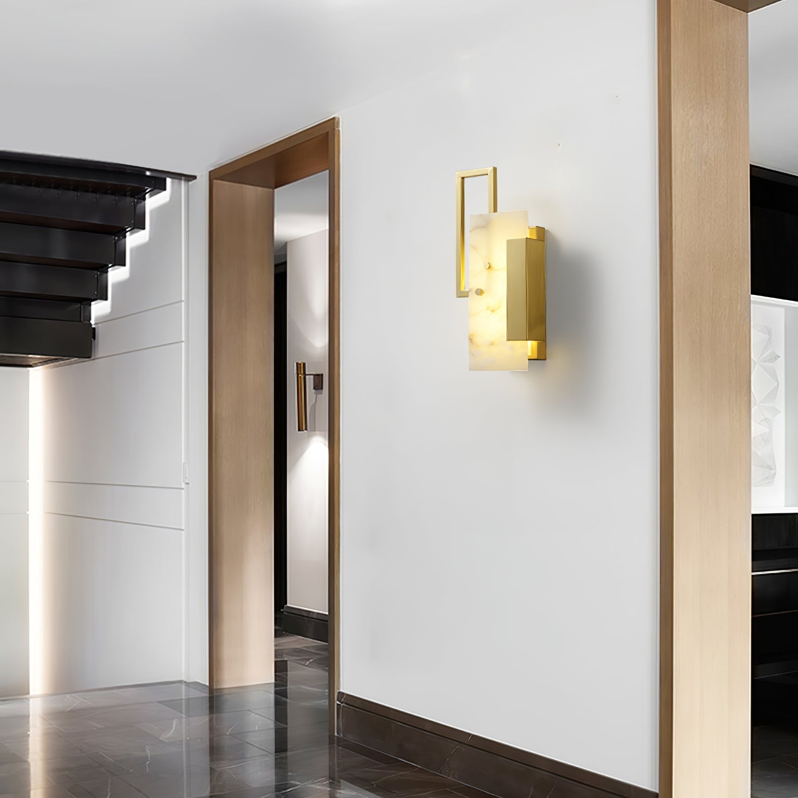 Althea Alabaster Wall Sconce D396