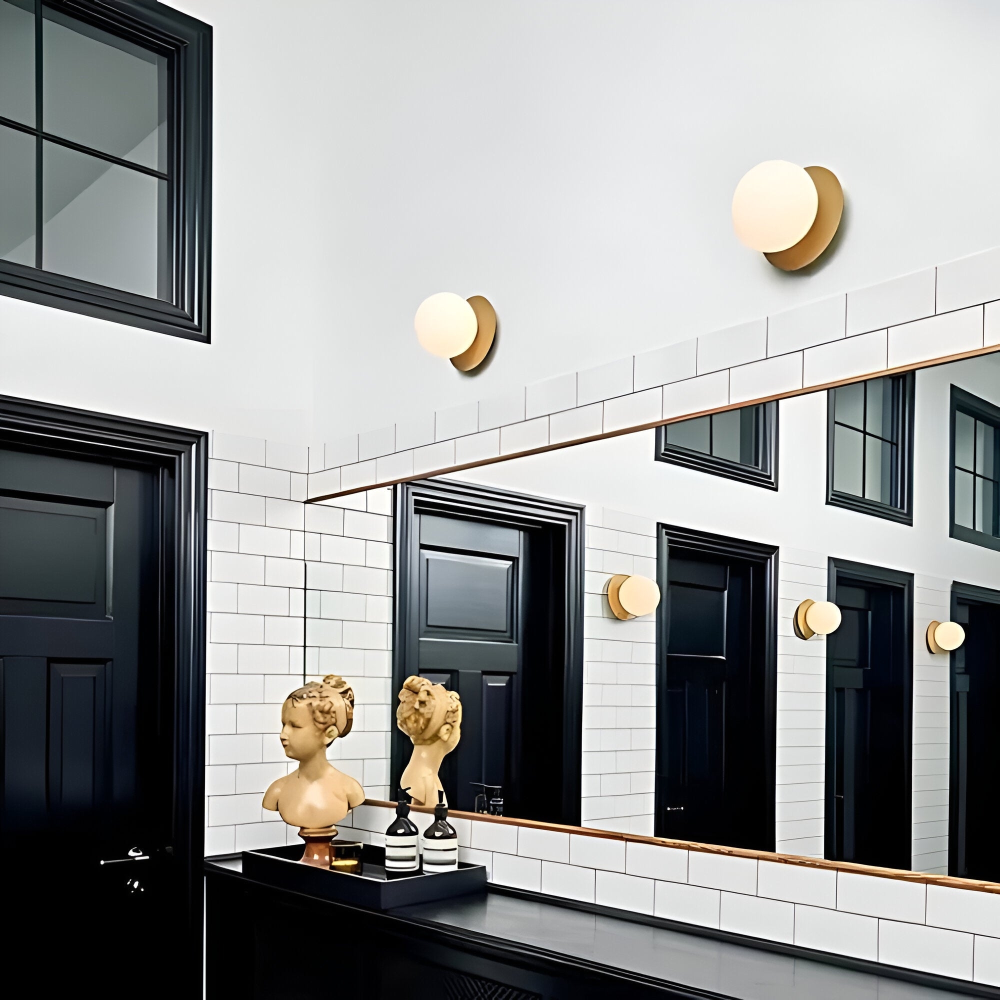 Brilliant Dawn Modern Glass Wall Lamp D800