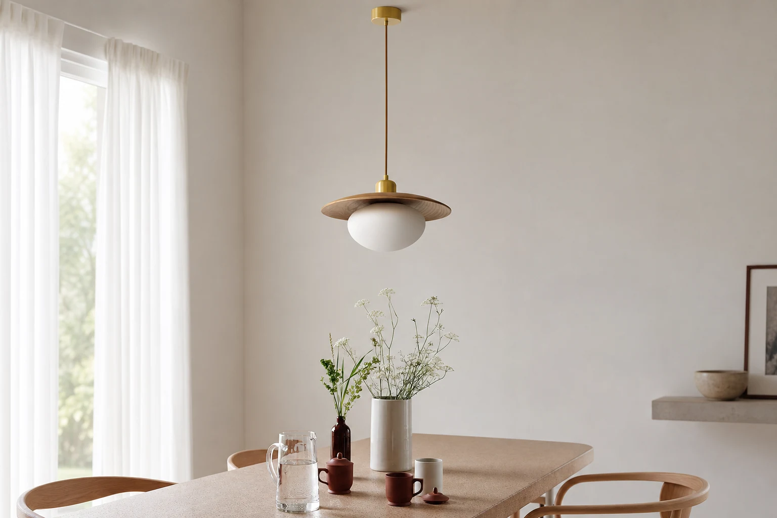 Lampa wisząca Vireo w stylu życia we wnętrzach