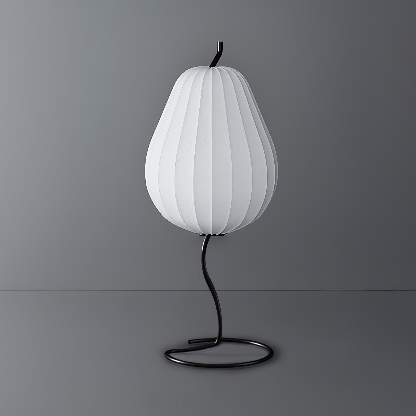 Pear-shaped Shite Floor Lamp Suitable For Living Room M35
