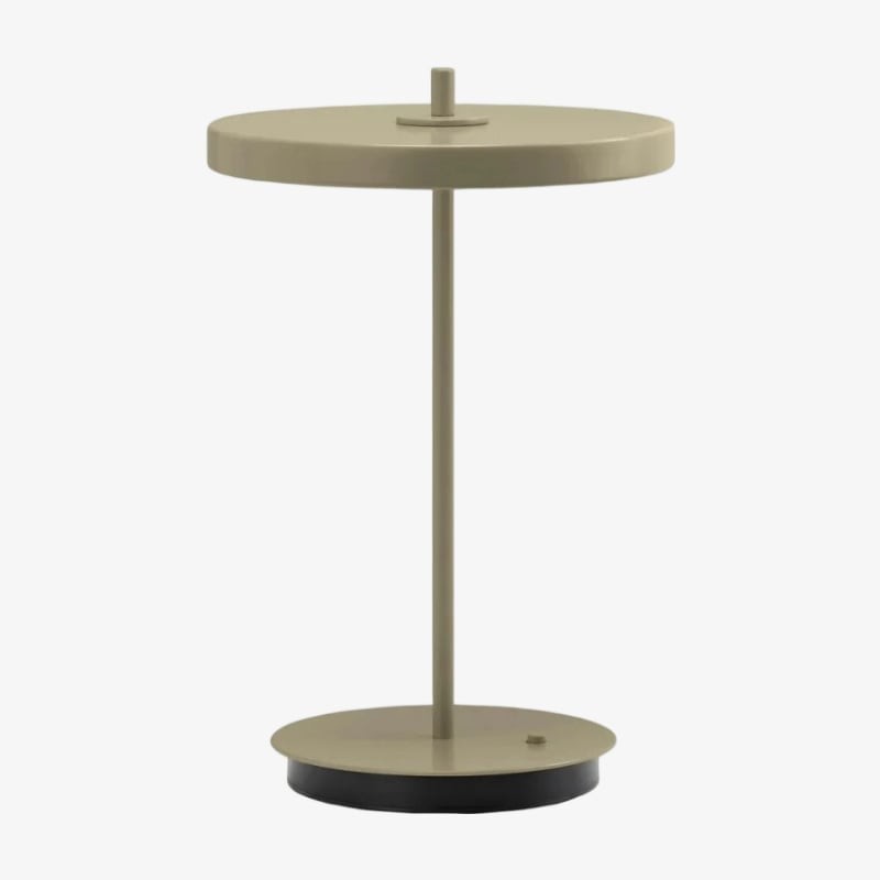 Astris Modern Minimalist Metal Table Lamp Soft LED Illumination for Living Room and Office T581