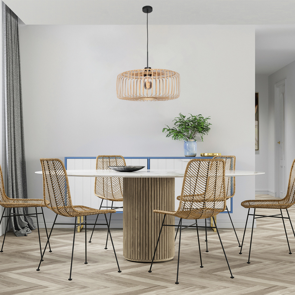 The Solar Illusion Bamboo Pendant Light D898