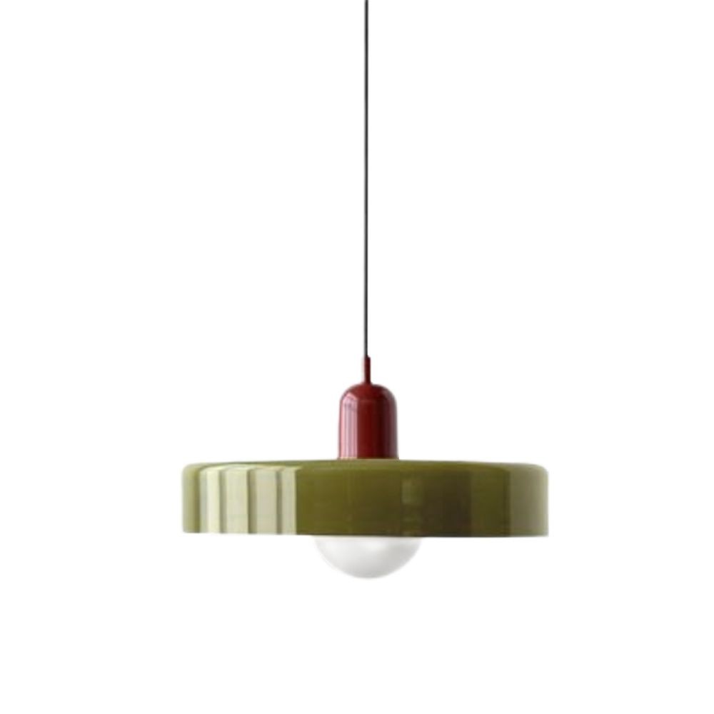 Morandi Glass Disc Orb Pendant Lamp S85