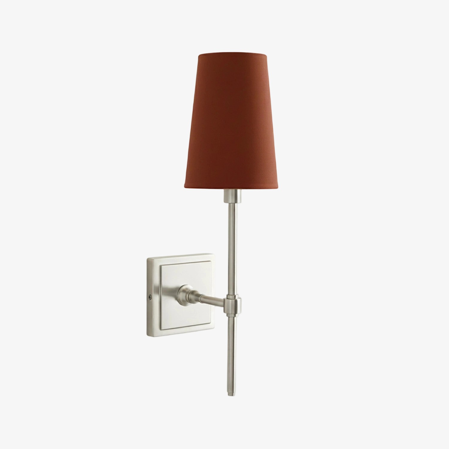 Derlina White Linen Shades Wall Lamp – Retro Metal Multi-Head Lighting Fixture T273