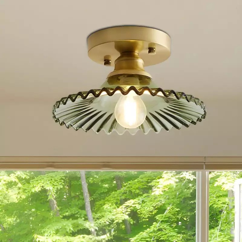 Japanese Retro Glass Ceiling Lamp S60