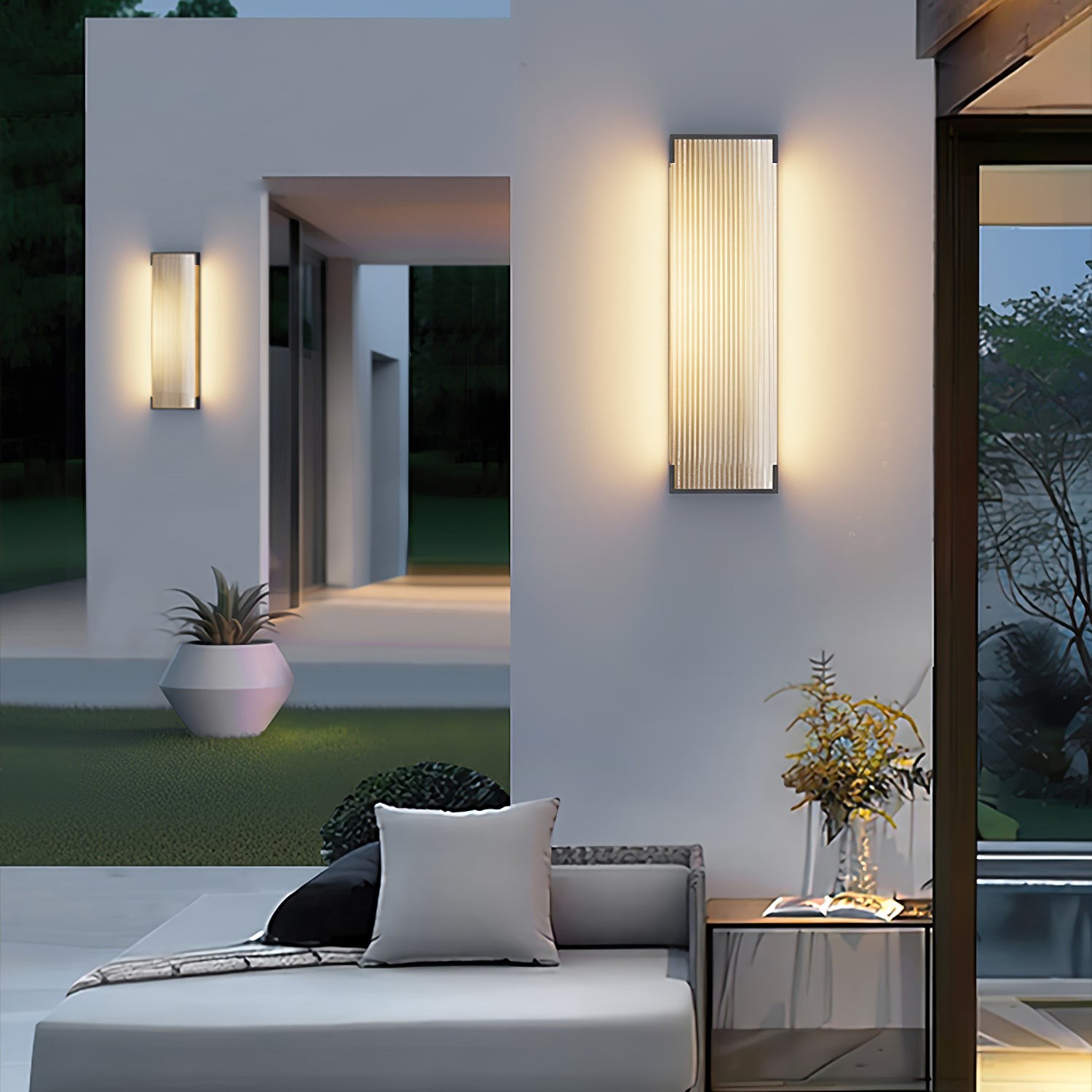 Rectangular Outdoor Wall Light M434